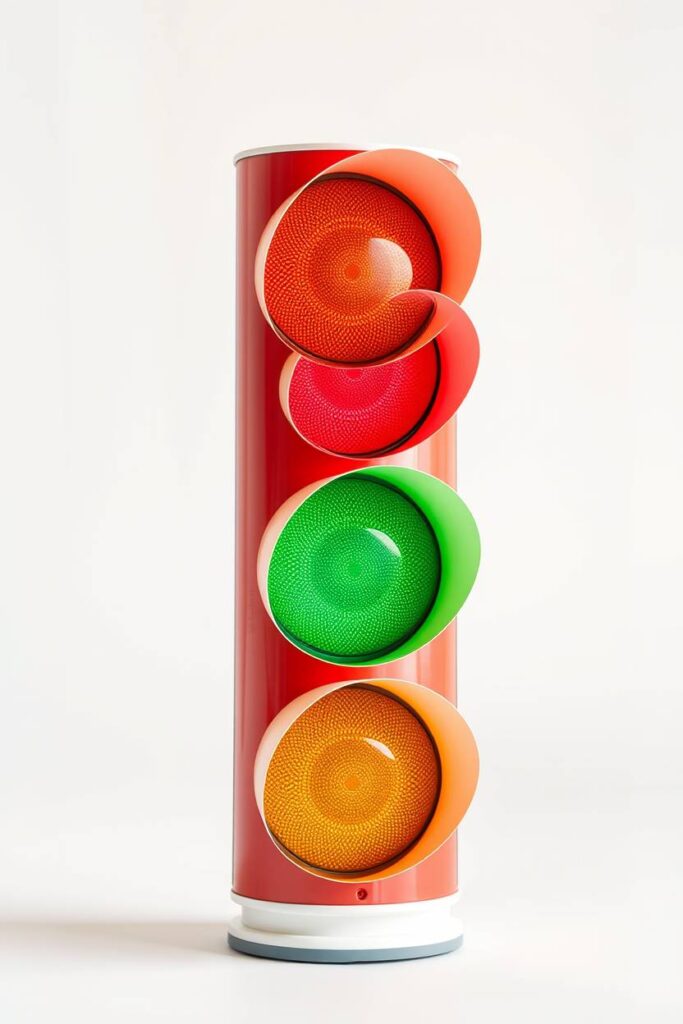 Traffic Signal Craft with Paper Cups