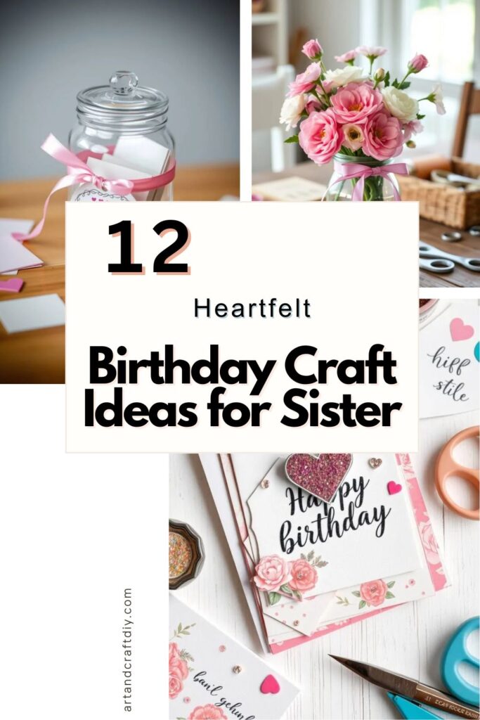 Birthday Craft Ideas for Sister