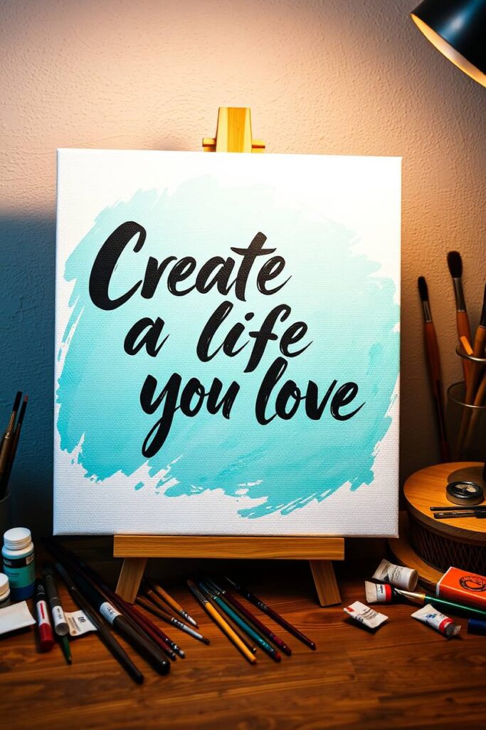 Canvas Quote Painting