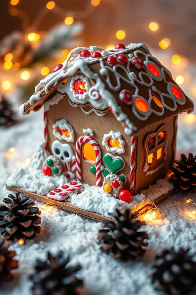 Cardboard Gingerbread House