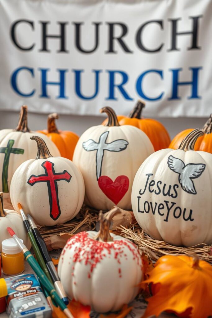 Christian Pumpkin Painting