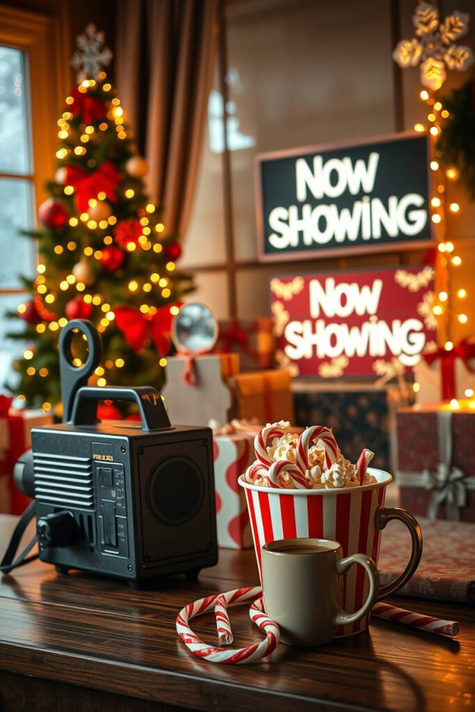 Christmas Movie Night Invitations
