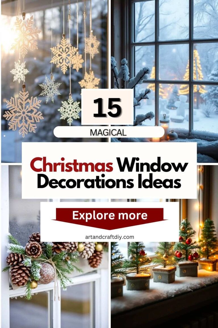 Magical Christmas Window Decorations Ideas - DIY Art and Crafts Ideas