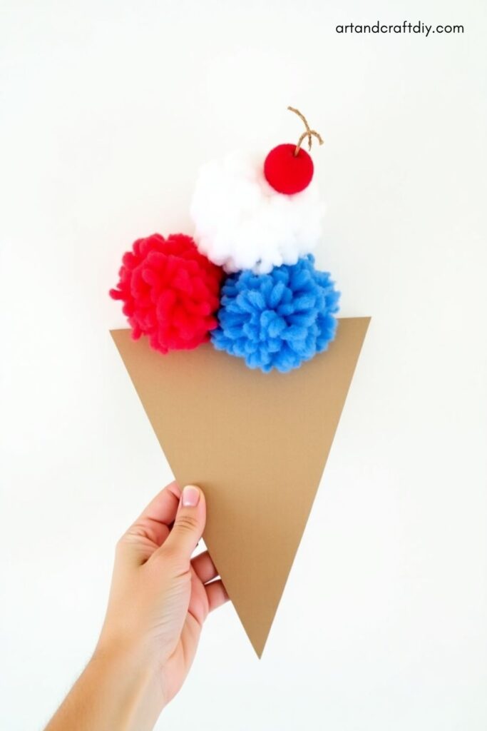 Cotton Ball Ice Cream