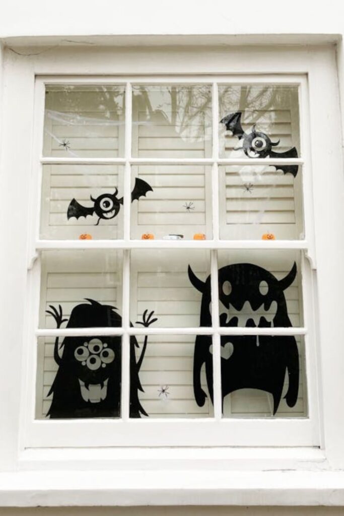 Creepy Window Silhouettes