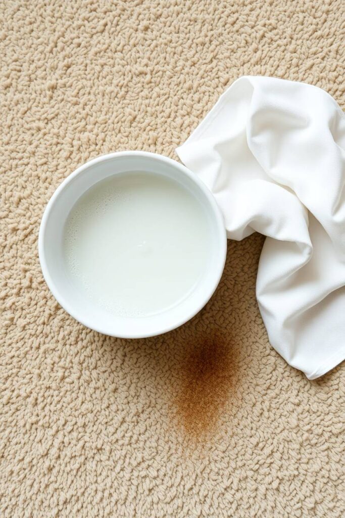 Dish Soap and Warm Water Mix