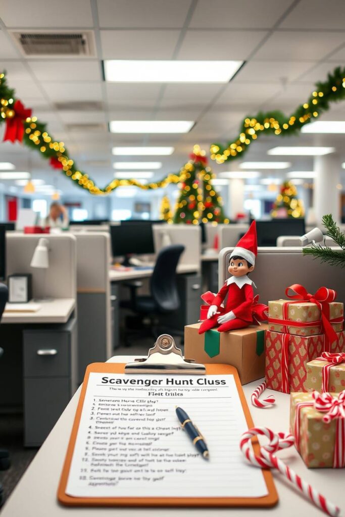 Elf on the Shelf Scavenger Hunt