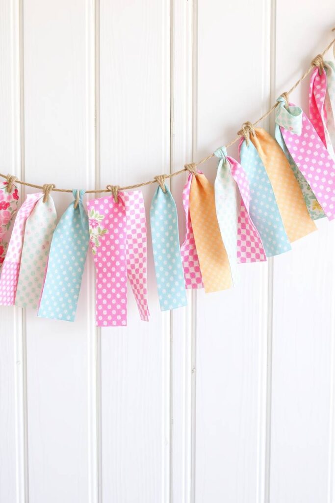 Fabric Scrap Garlands