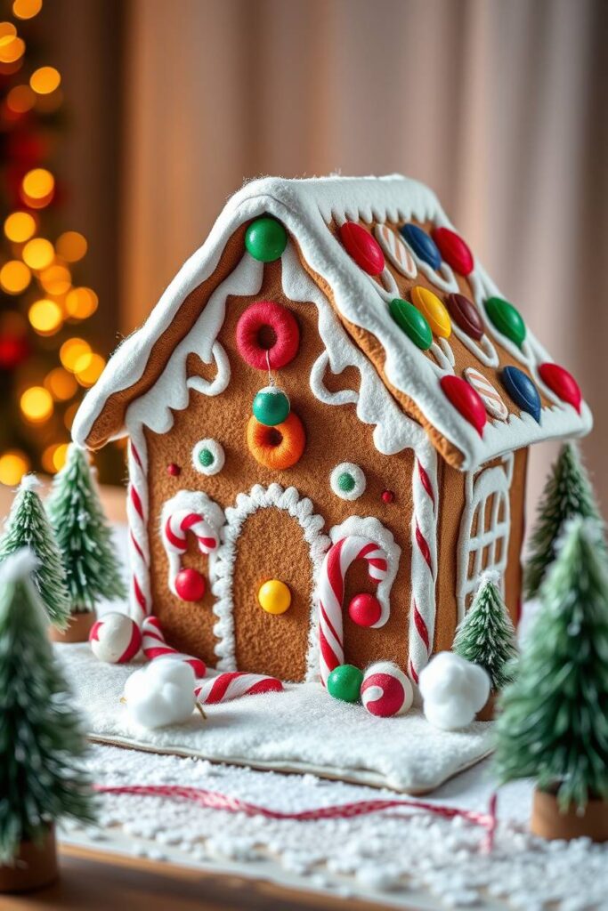 Felt Gingerbread House