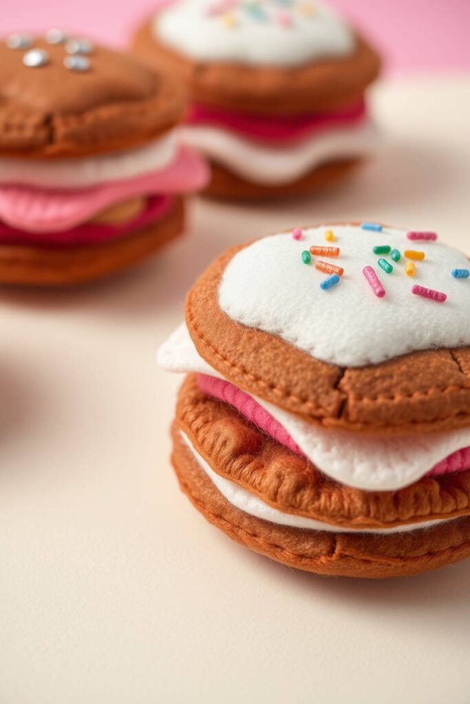 Felt Ice Cream Sandwich