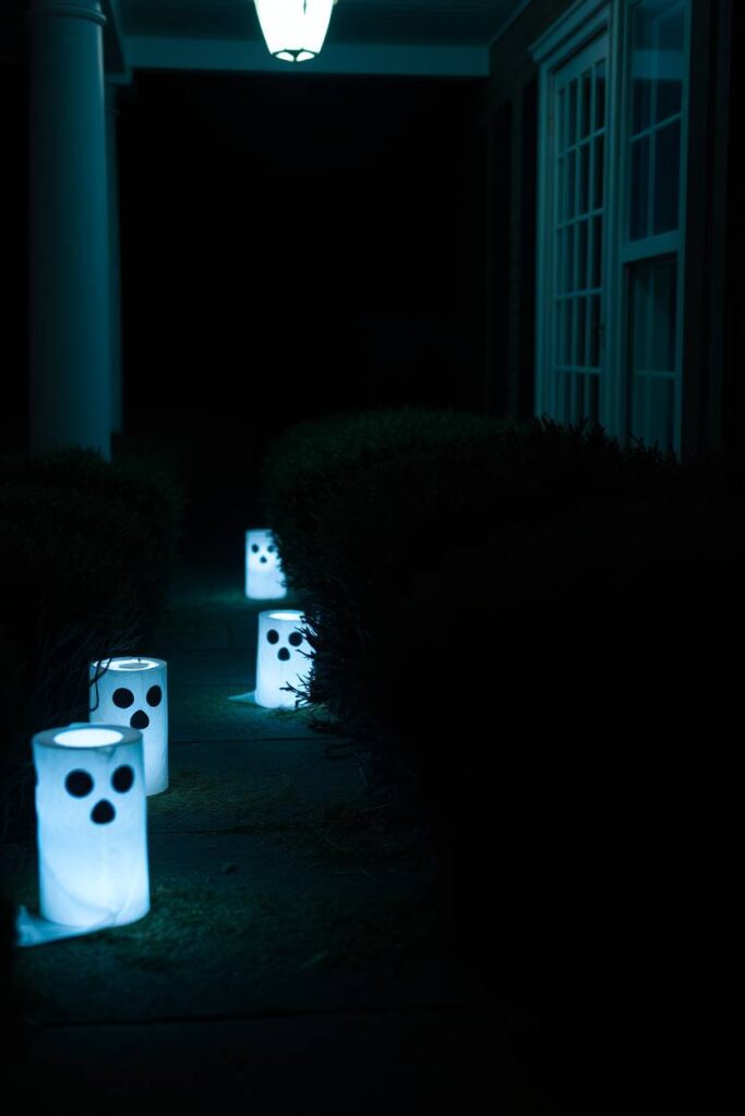 Glowing Eyes in Bushes