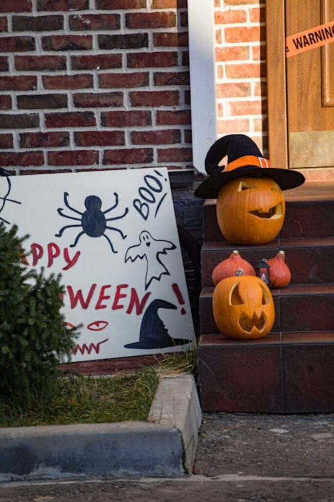 Halloween-Themed Porch Signs