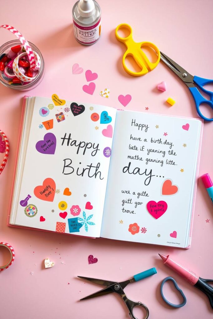 Handmade Birthday Scrapbook