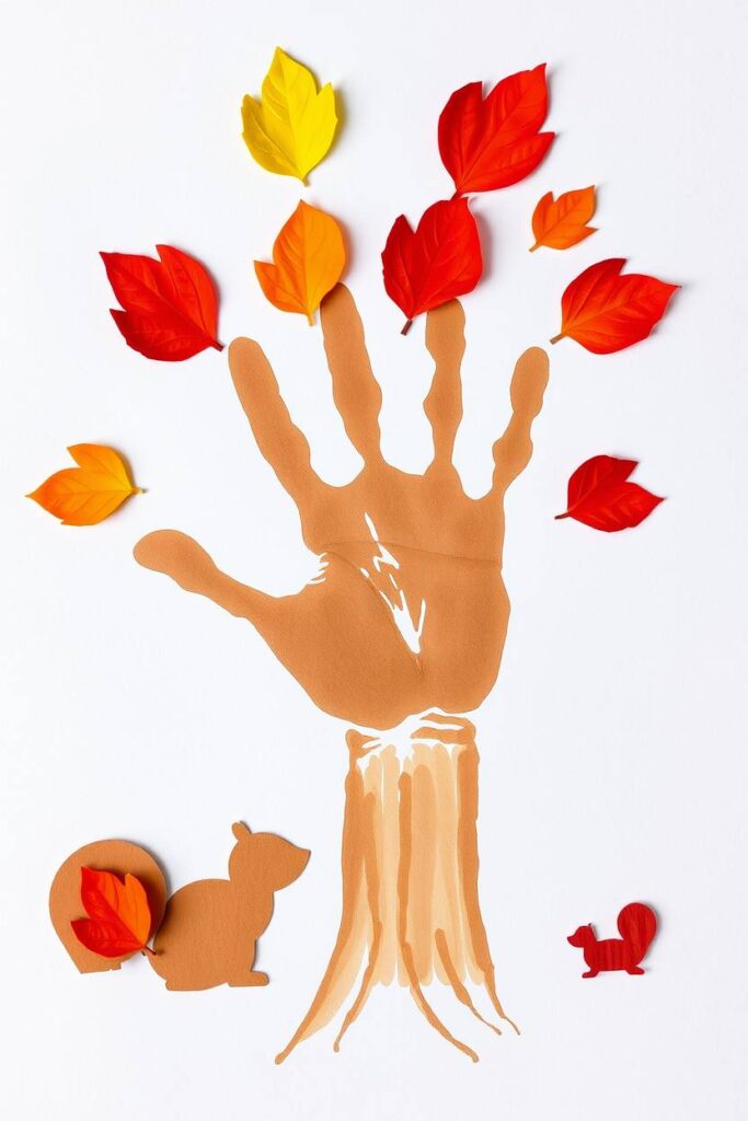 Handprint Fall Tree
