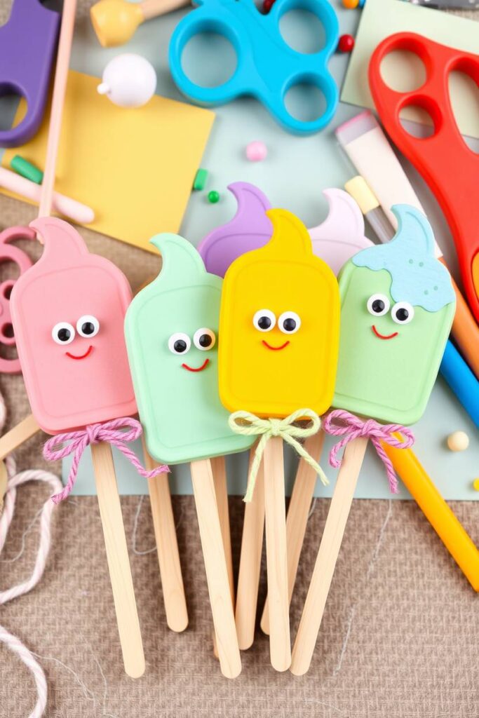 Ice Cream Stick Puppet