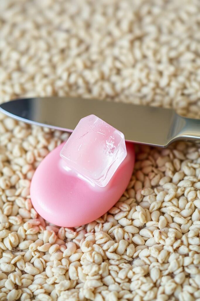 Ice Cube for Gum Removal