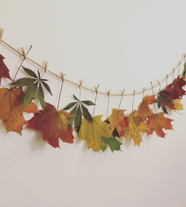 Leaf garlands