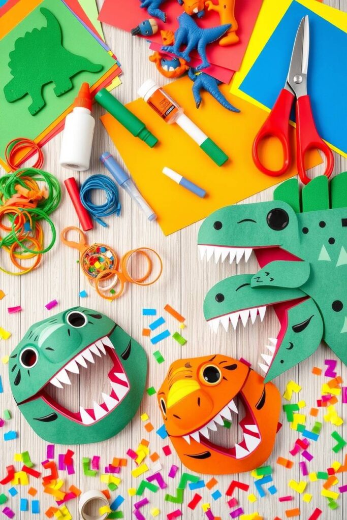 Make-Your-Own Dinosaur Masks