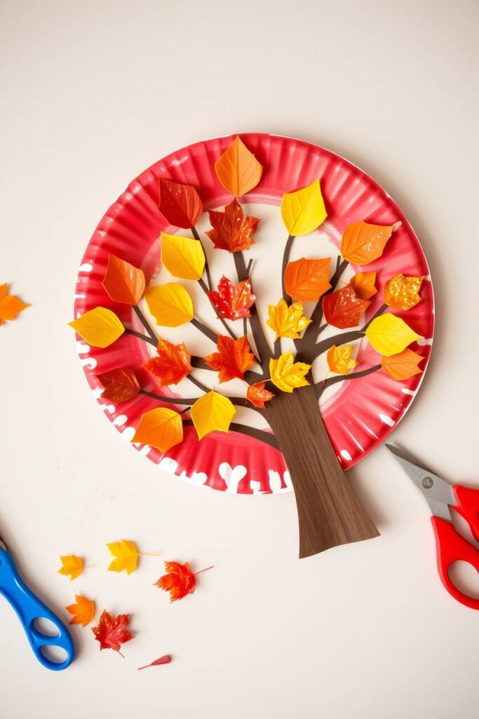 Paper Plate Tree Craft