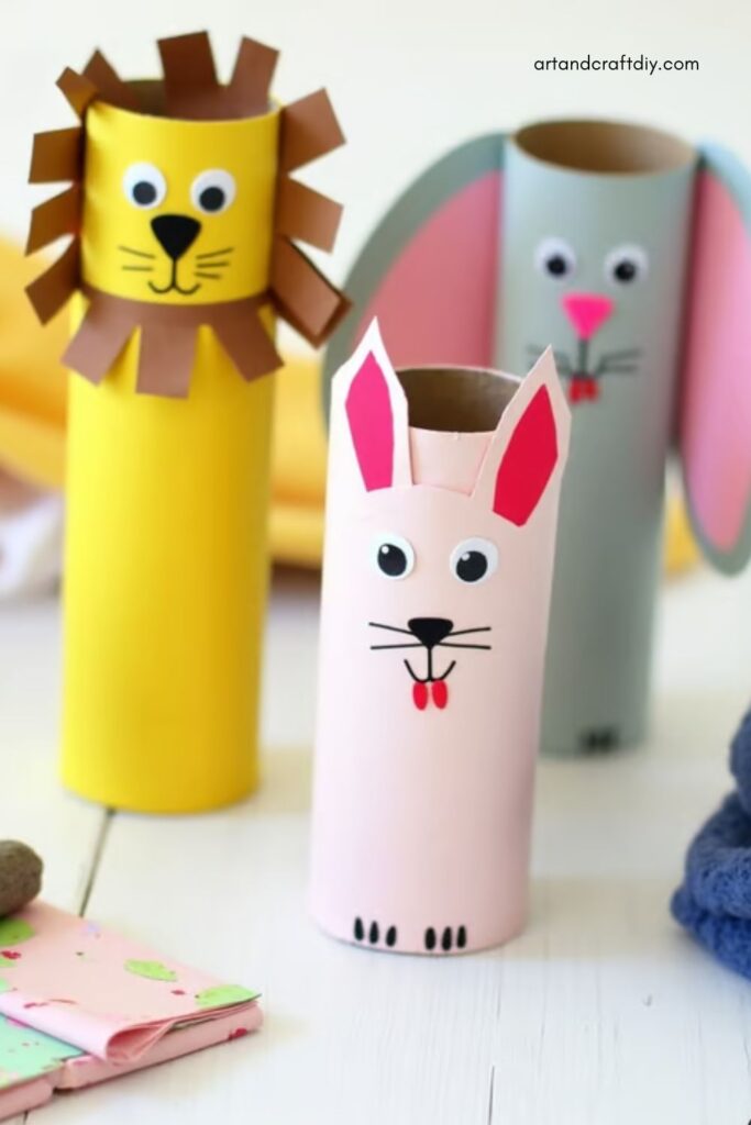 Paper Roll Animals
