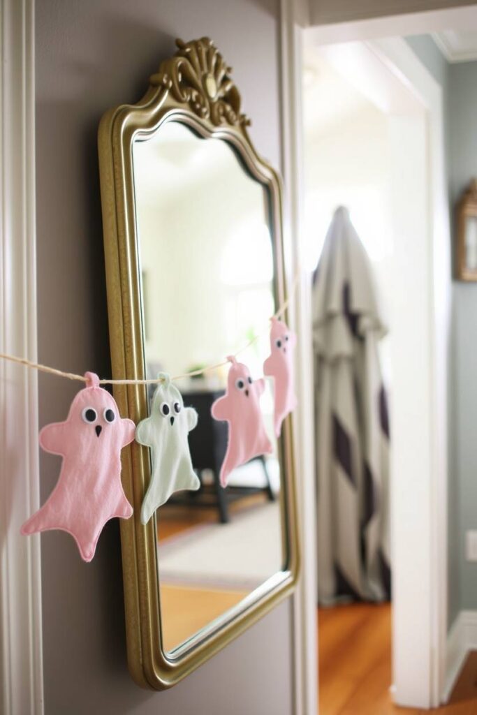 Pastel ghost garlands