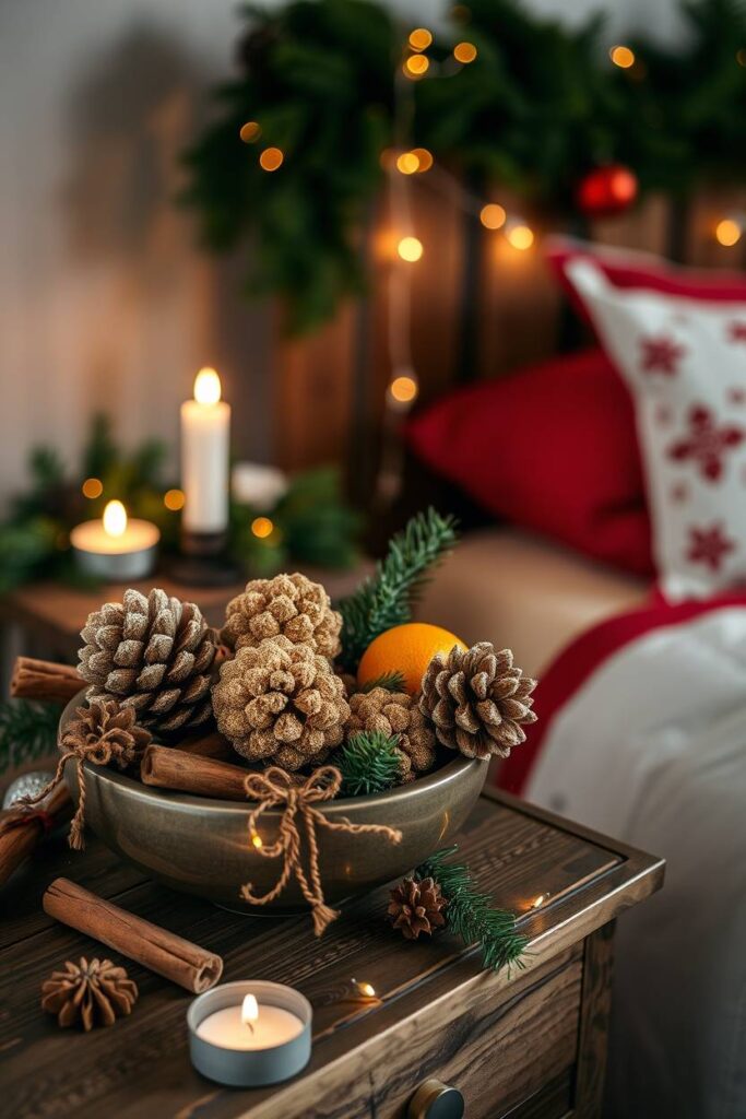 Pinecone Centerpieces