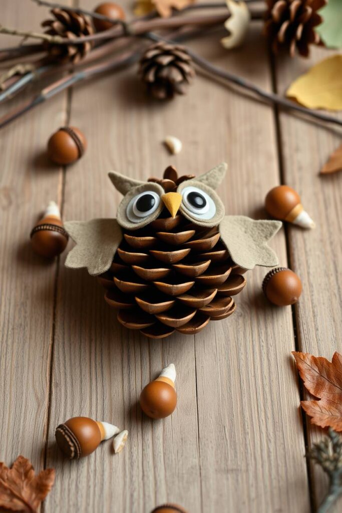 Pinecone Owl Craft