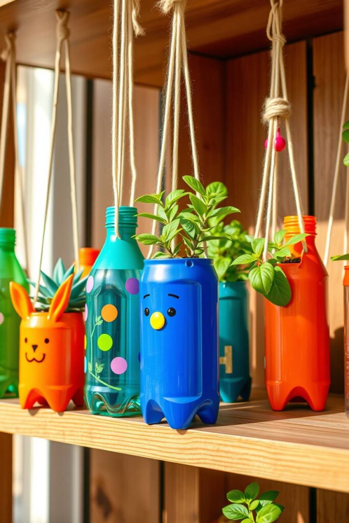 Plastic Bottle Planters