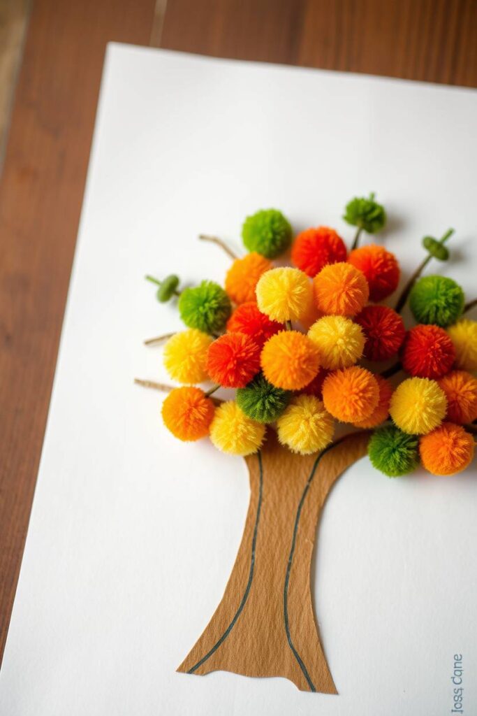 Pom-Pom Fall Tree