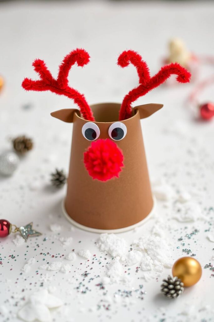 Reindeer Cup Craft