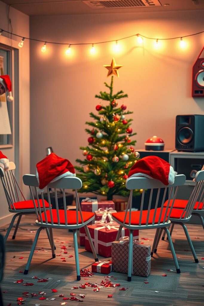 Santa Hat Musical Chairs