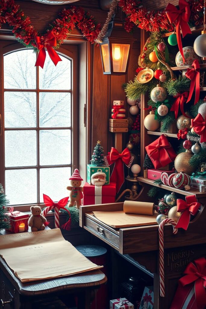 Santa’s Workshop Invitations