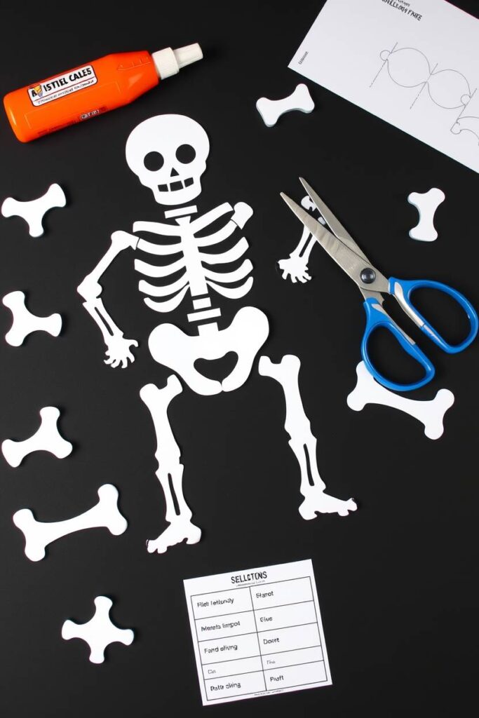 Skeleton Puzzle Craft