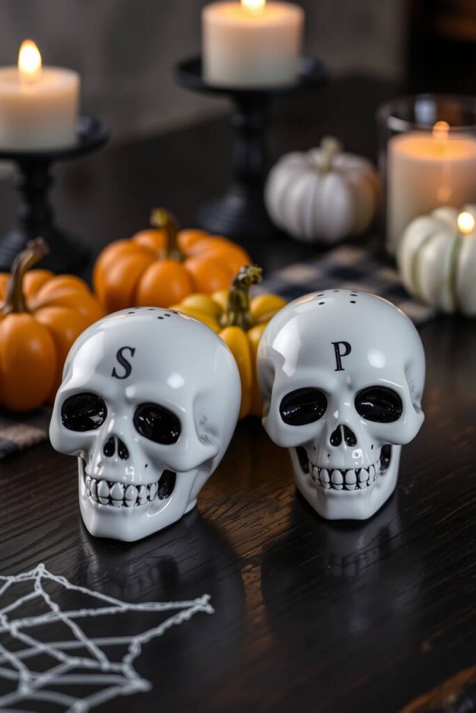 Skull Salt and Pepper Shakers