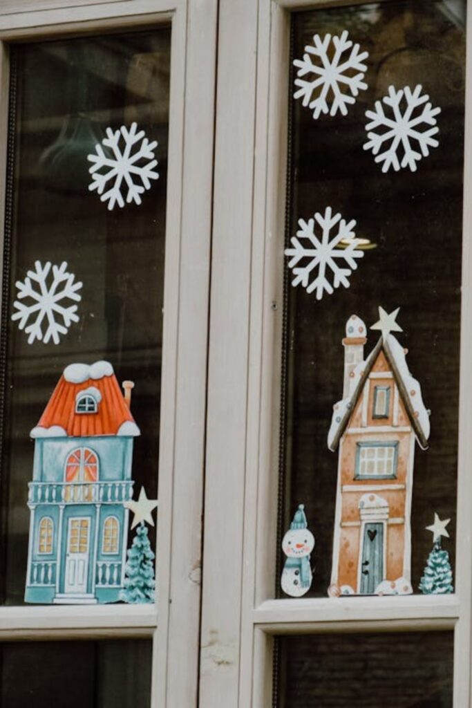Snowflake Window Stickers