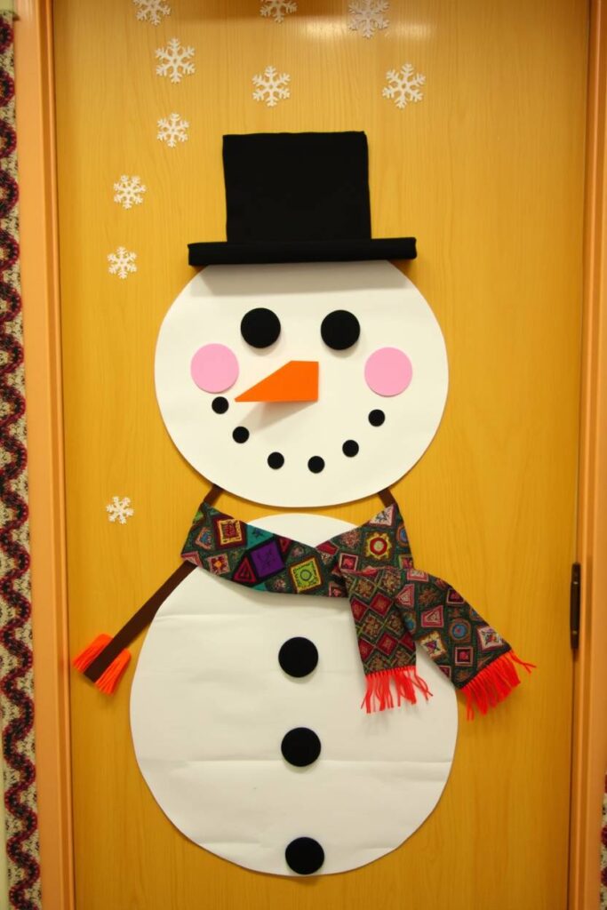 Snowman Classroom Door