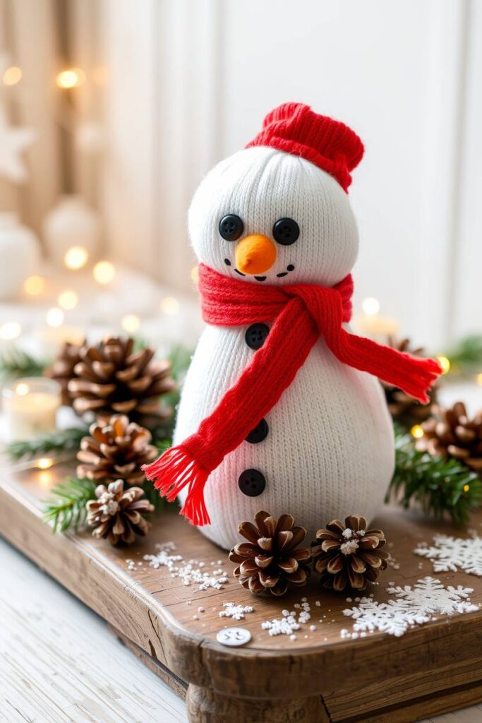 Sock Snowman