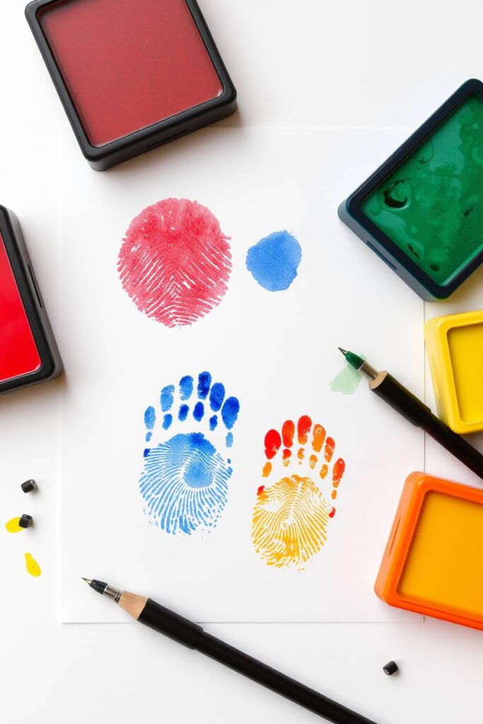 Superhero Fingerprint Art