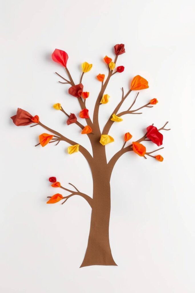 Tissue Paper Leaf Tree