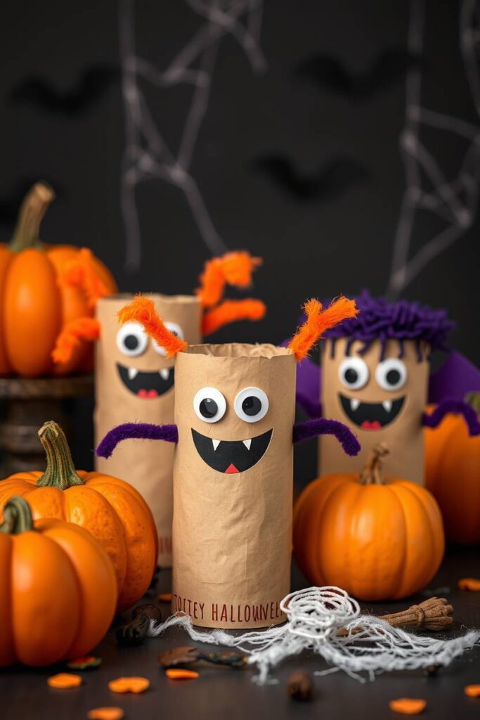 Toilet Paper Roll Monsters