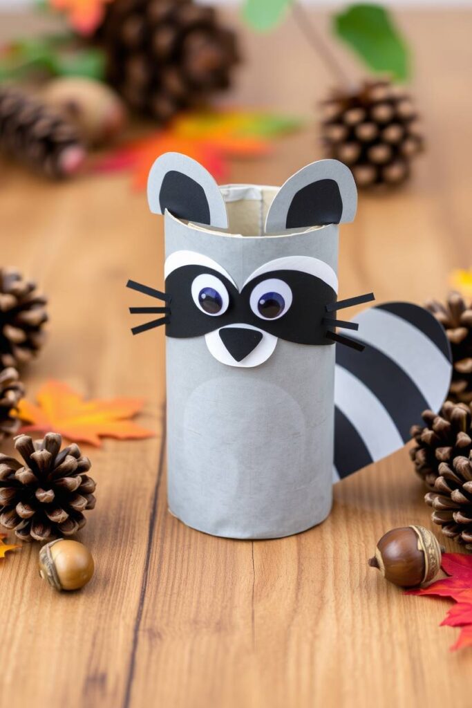Toilet Paper Roll Raccoon