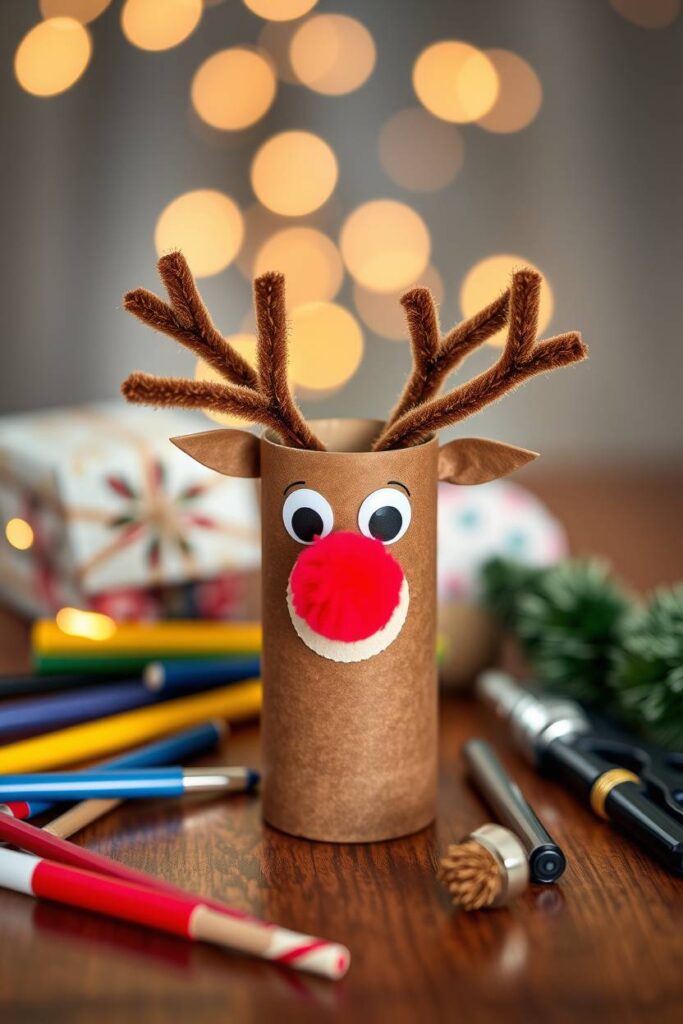 Toilet Paper Roll Reindeer