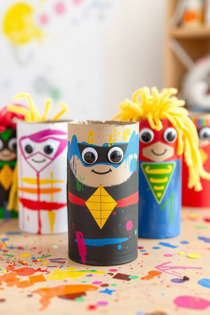 Toilet Paper Roll Superheroes