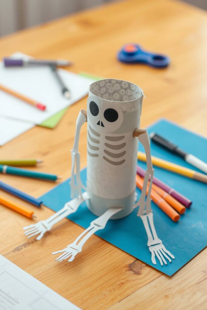 Toilet Roll Skeleton