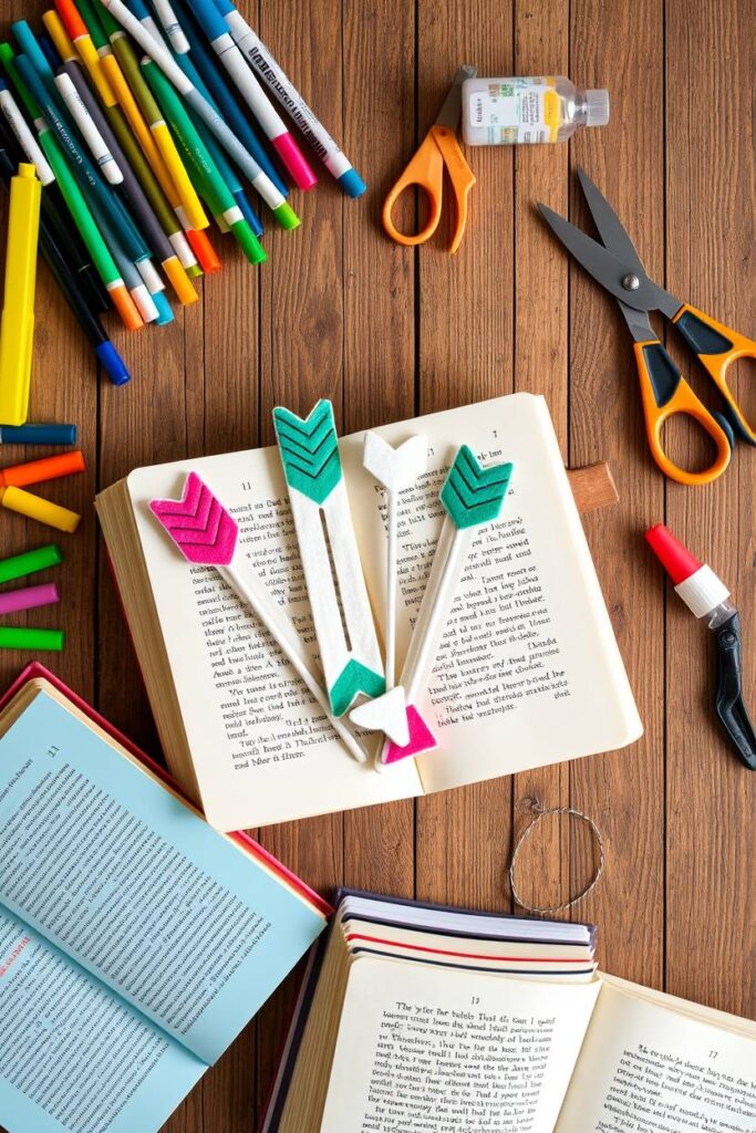 Upcycled Ear Bud Bookmarks