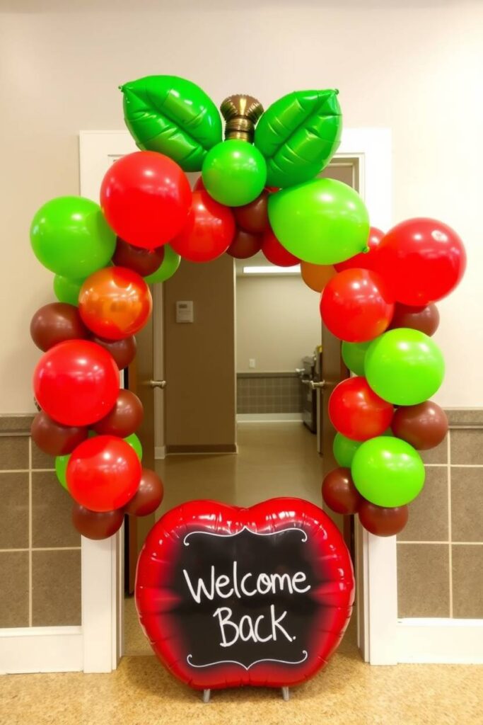 Balloon Apple Arch