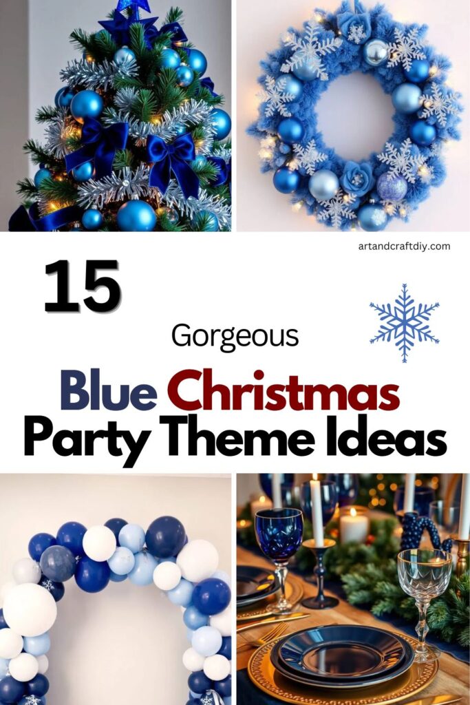 Blue Christmas Party Theme