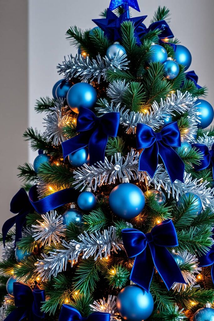 Blue Christmas Tree Decorations