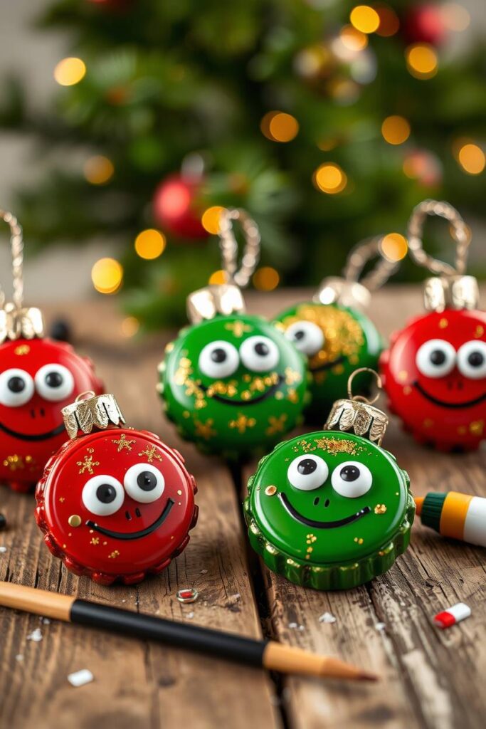 Bottle Cap Ornaments