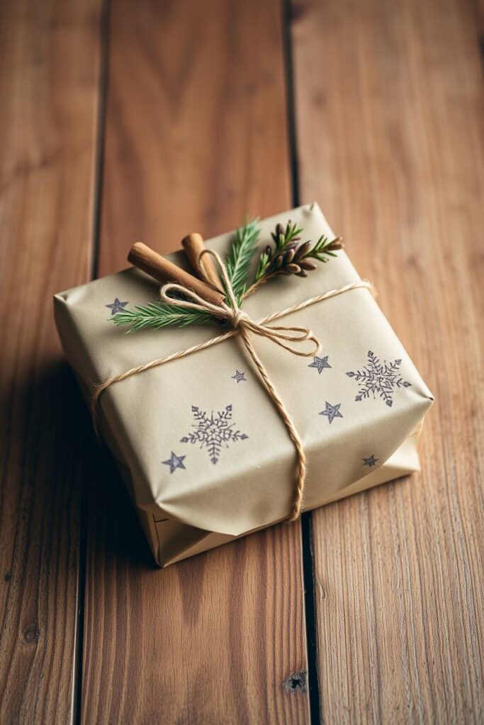 Brown Paper Bag Gift Wrap